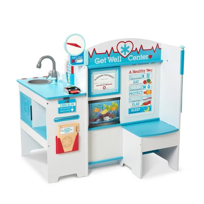 Melissa & Doug Wooden Get Well Doctor Activity Center - Waiting Room, Exam Room, Check-In Area: P... | Target