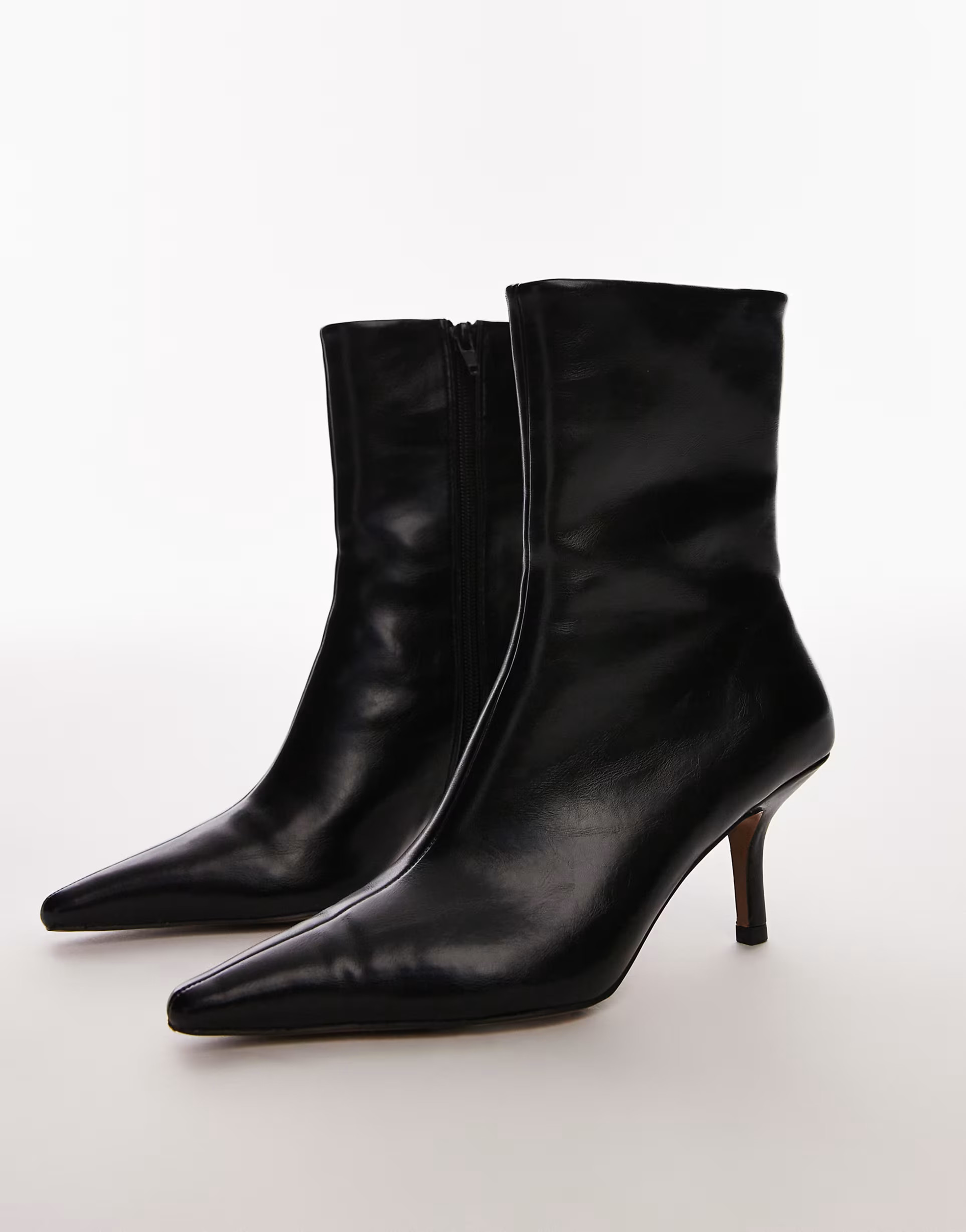 Topshop Natalia high heeled ankle boots in black | ASOS | ASOS (Global)