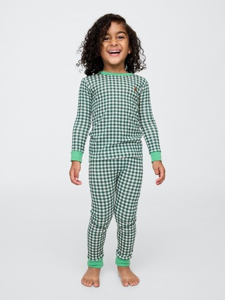 babyGap Organic Brushed Cotton Holiday PJ Set | Gap (CA)