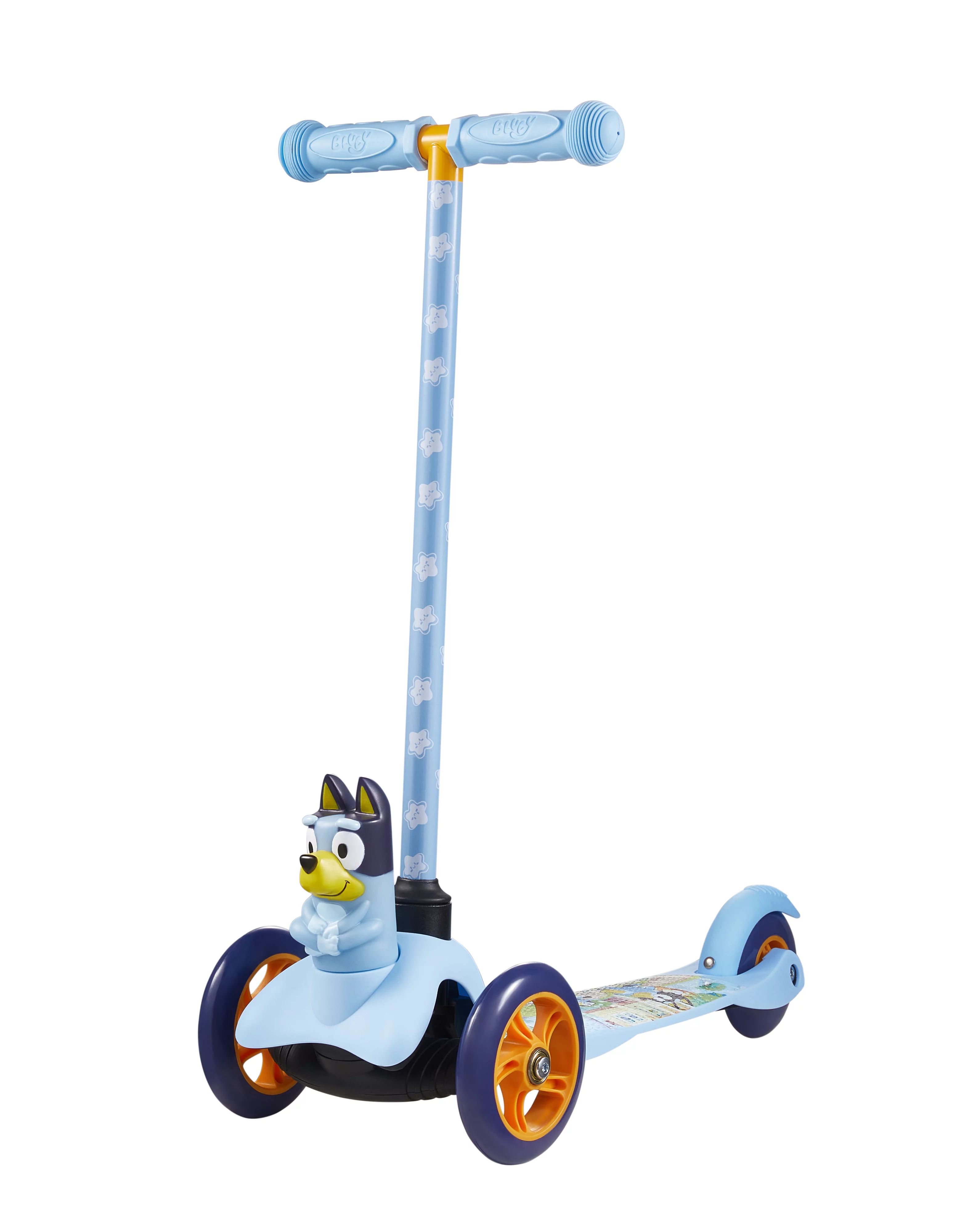 Bluey Ride-N-Glide Buddies 3D Toddler Scooter, 3 Wheel Scooter for Kids Ages 3+ - Walmart.com | Walmart (US)