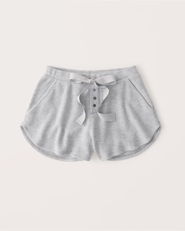 Women's Waffle Lounge Shorts | Women's Matching Sets | Abercrombie.com | Abercrombie & Fitch (US)