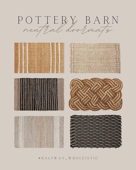 Check out these neutral doormats at Pottery Barn for your front porch this spring and summer ☀️

#outdoor #entryway #patio #frontdoor #homedecor 

#LTKhome #LTKSeasonal #LTKsalealert
