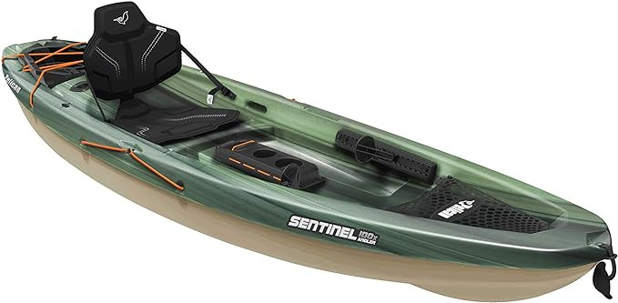 Pelican Sit-on-Top Kayak - Sentinel 100X - 9.5 Feet - Lightweight one Person Kayak | Amazon (US)