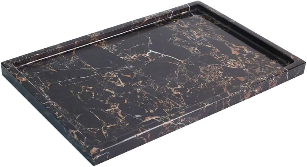 100% Natural Marble Serving Tray Luxury Calaccata Viola Marble Storage Tray for Home Decor Stone ... | Amazon (US)