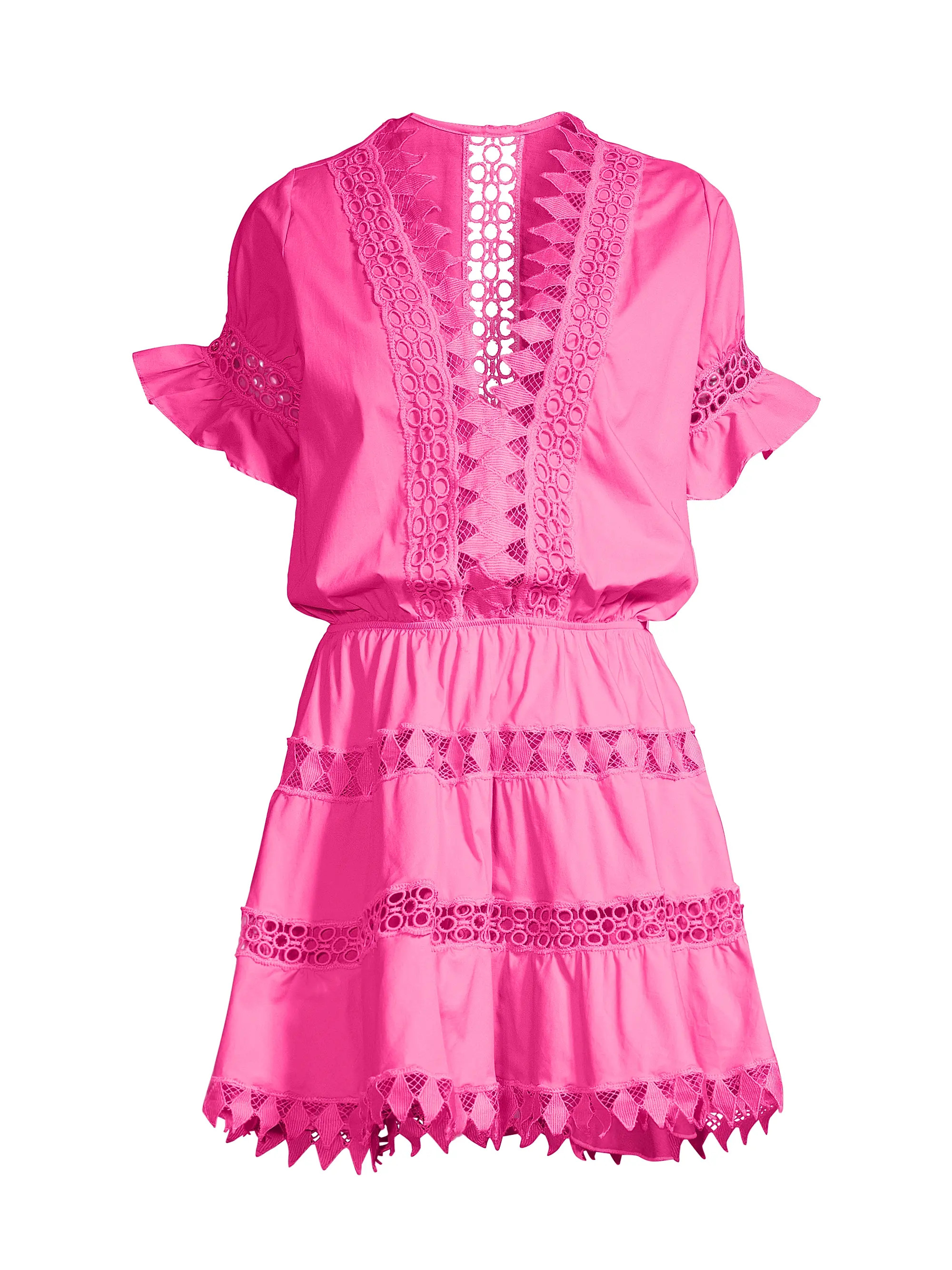 Ora Embroidered Mini Dress | Saks Fifth Avenue