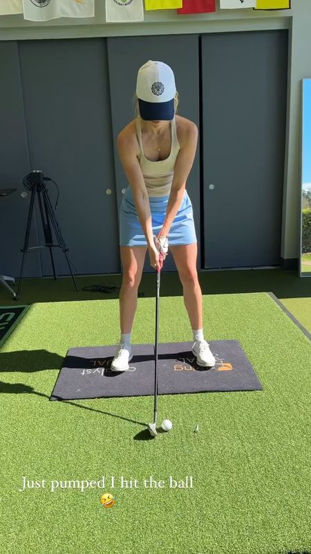 I had my first golf lesson today and had a blast. I linked my outfit! 

golf l outdoors l sports l women skirt l women fashion l golfing 