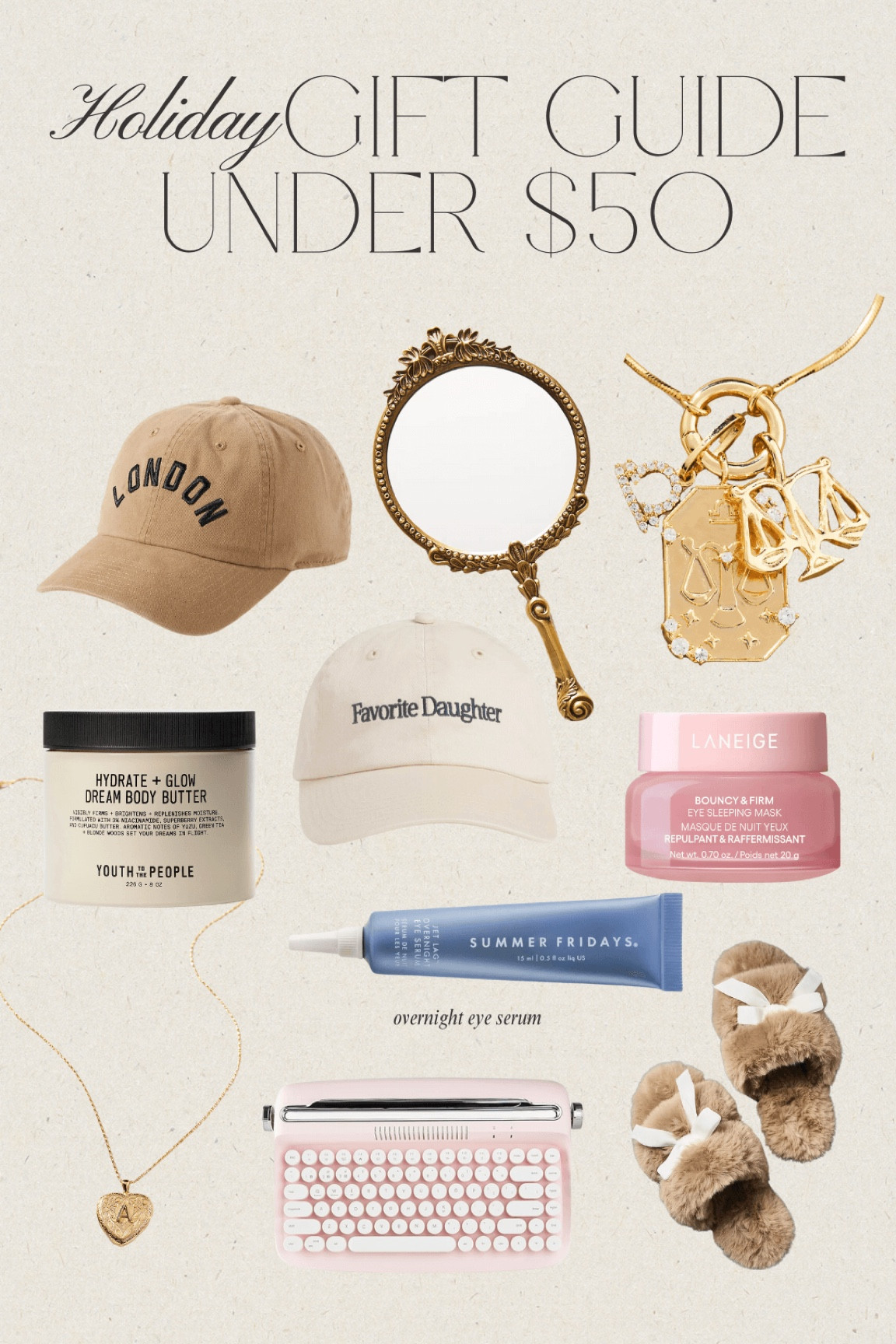 Holiday gift guide under $50 • Christmas gifts • Black Friday deals • cute gift ideas

#LTKGiftGuide #LTKCyberWeek #LTKHoliday