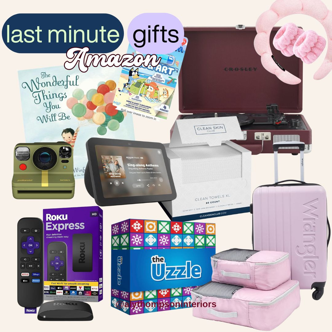 Last Minute Gifts | Amazon Finds | Amazon Deals | Stocking Stuffers | Unique Gifts | Travel Must Haves | Gifts for Her | Kid Books | Echo | Roku | Camera | Crosley  

 #LTKGiftGuide #LTKHoliday #LTKSaleAlert
