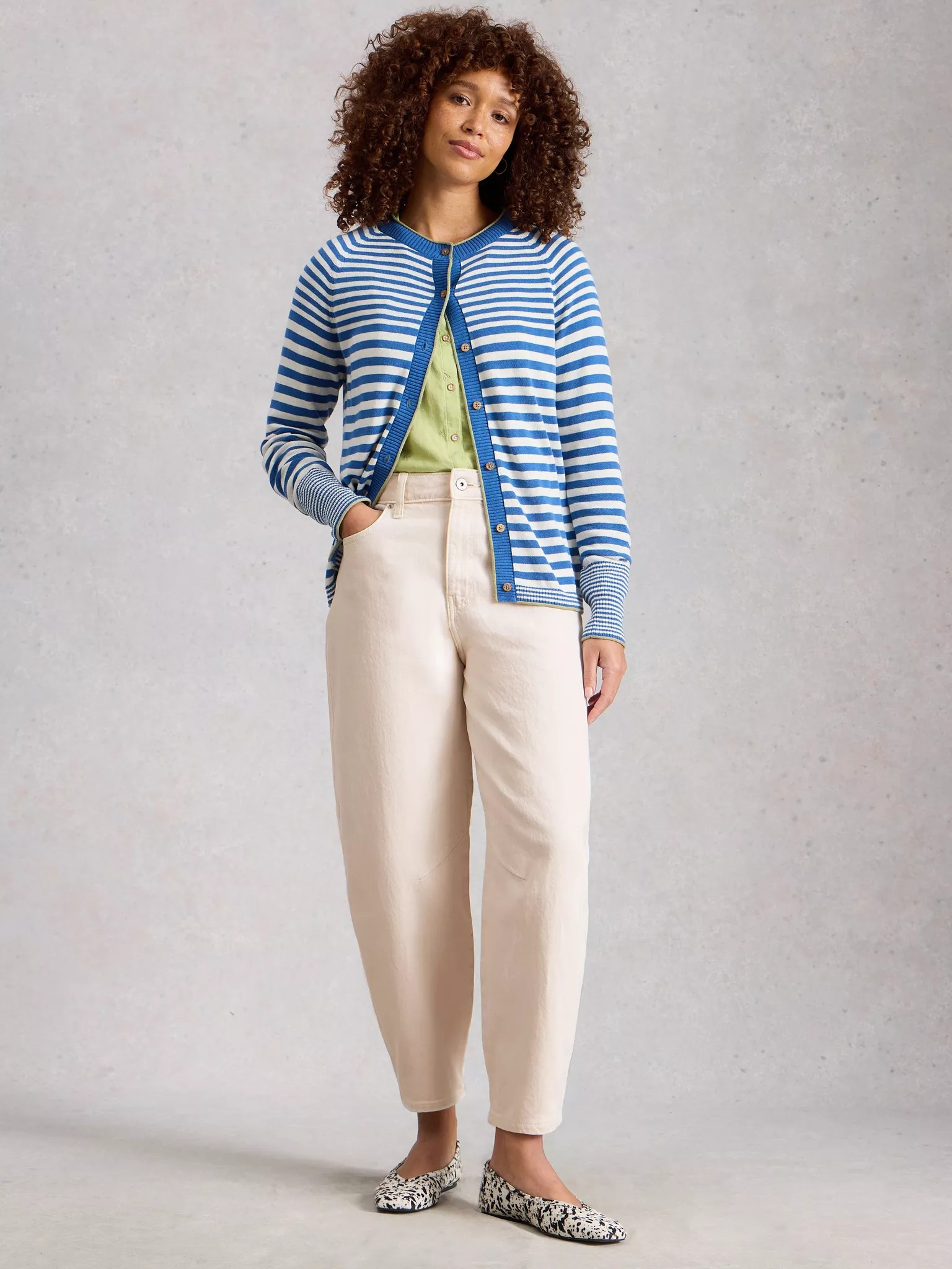 Aubrey Barrel Leg Jean | White Stuff UK