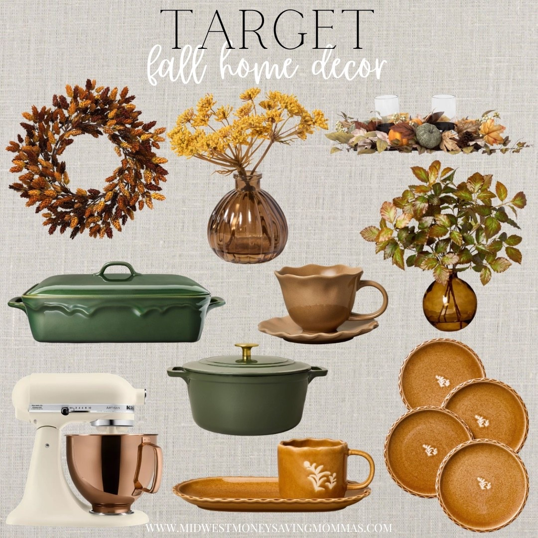 Fall home decor from @Target 

Bakeware cookware wreath faux flowers vase fall decor home decor

#LTKmomlife #LTKSeasonal #LTKHome
