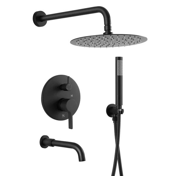 AM-S133A3C-10MB Tub and Shower Faucet with Rough-in Valve | Wayfair North America