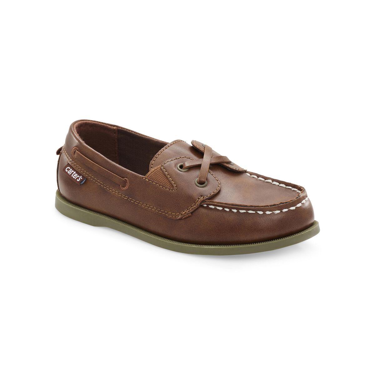 Brown Kid Boat Shoes | carters.com | Carter's