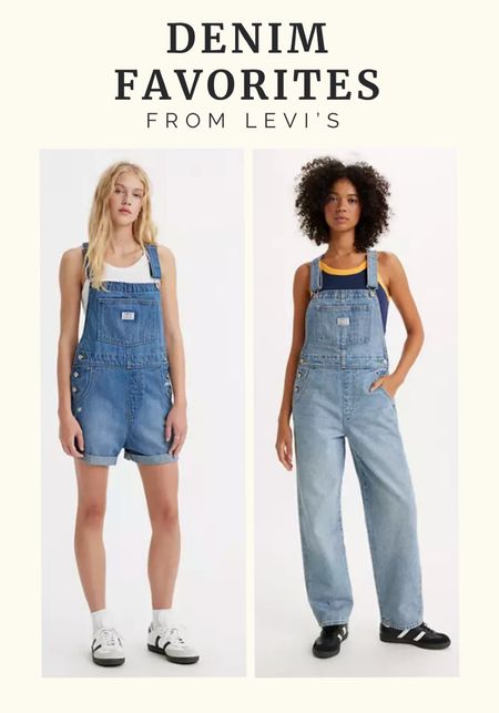 Currently living in these denim overalls and shortalls from Levi’s! Both have been great for pregnancy because they can accommodate a bump. I have size large in both. 

#LTKbump #LTKfindsunder100 #LTKSeasonal