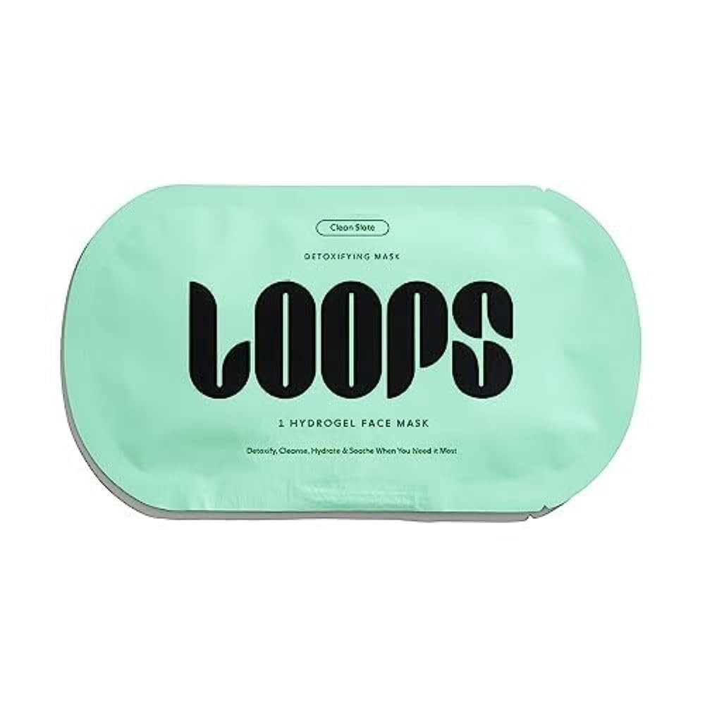 LOOPS CLEAN SLATE - Detoxifying Hydrogel Face Mask - Detoxify, Cleanse and Soothe When You Need I... | Amazon (US)