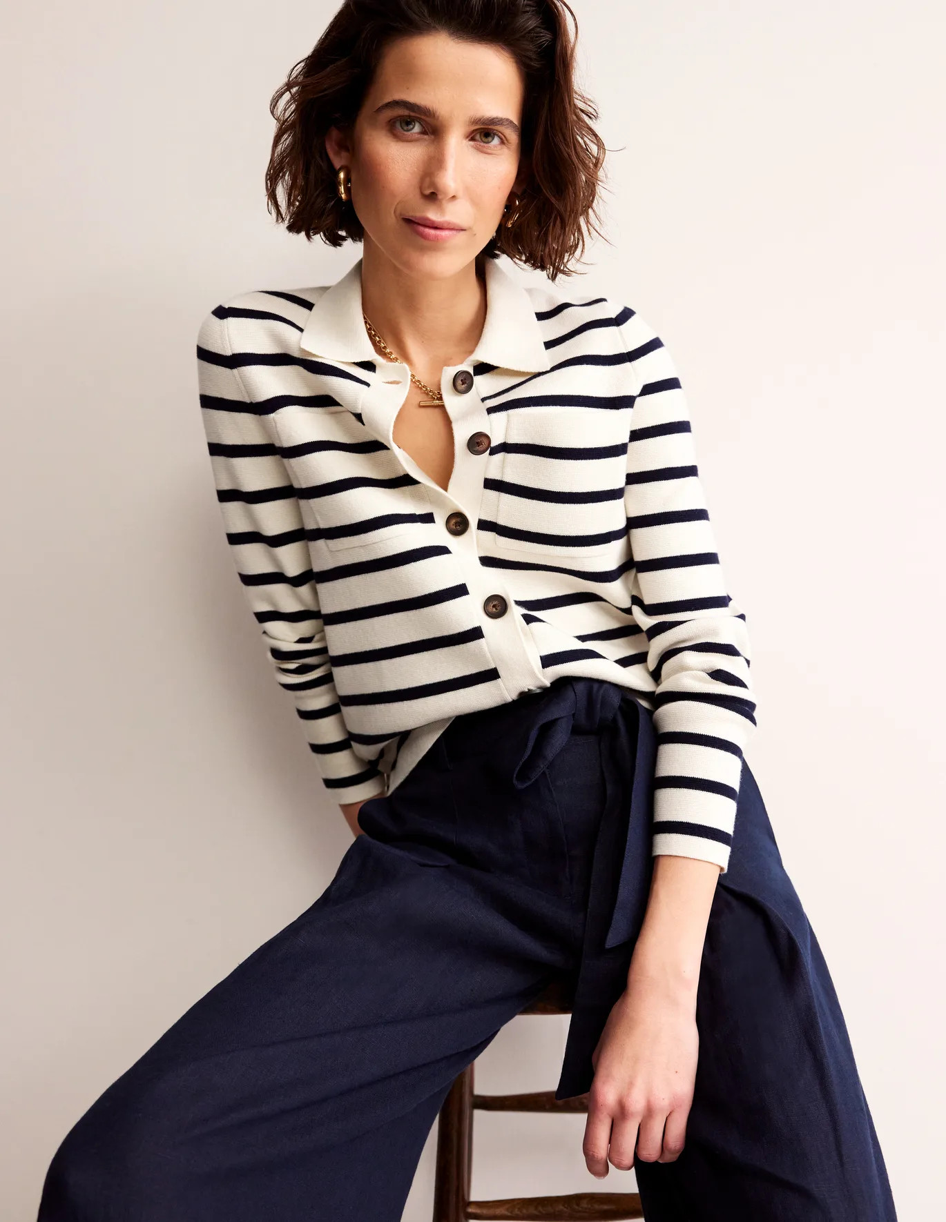 Wool Blend Knitted Shirt | Boden (UK & IE)