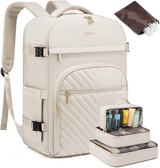 LOVEVOOK Large Travel Backpack for Women, TSA Carry on Backpack for Airplanes, 40L Personal Item ... | Amazon (US)