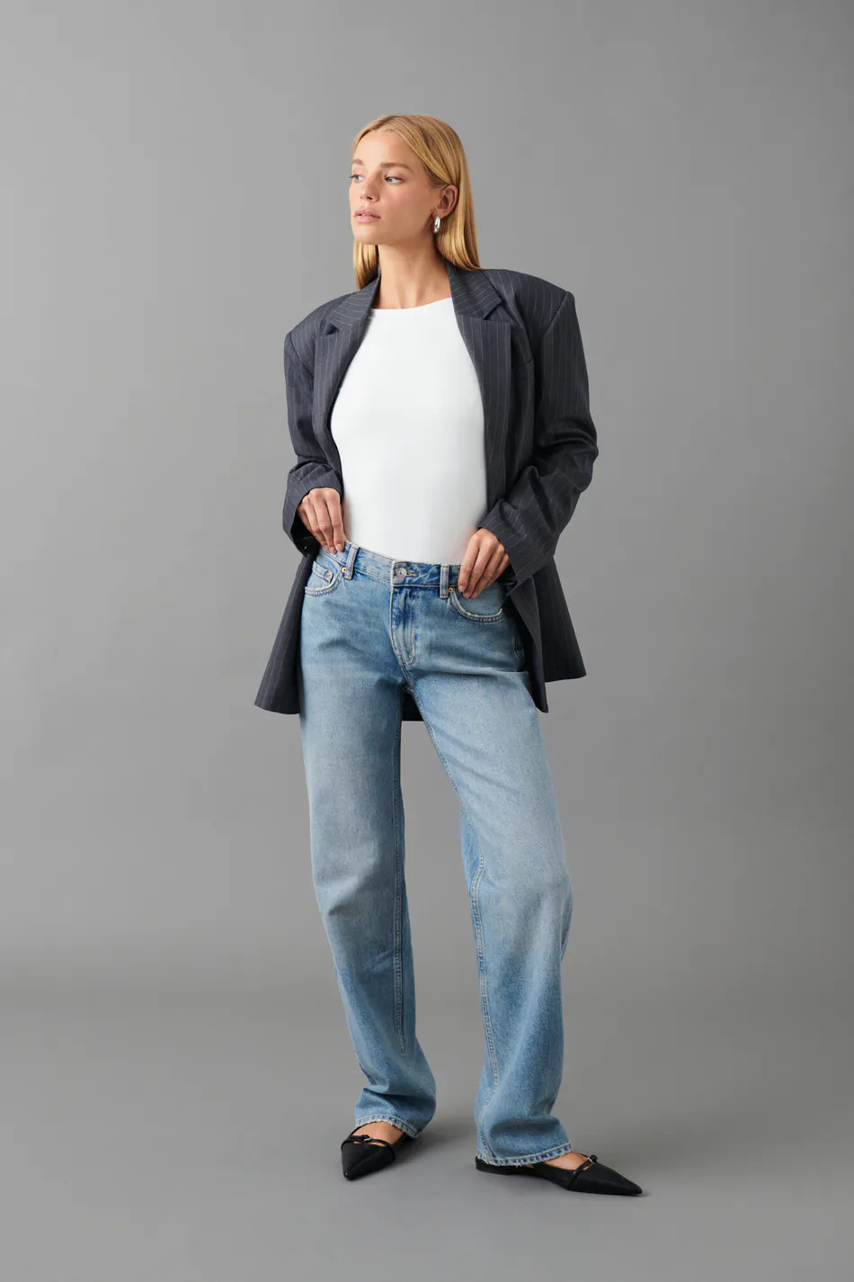 Low straight jeans - Blau - Dame - Gina Tricot | Gina Tricot SE