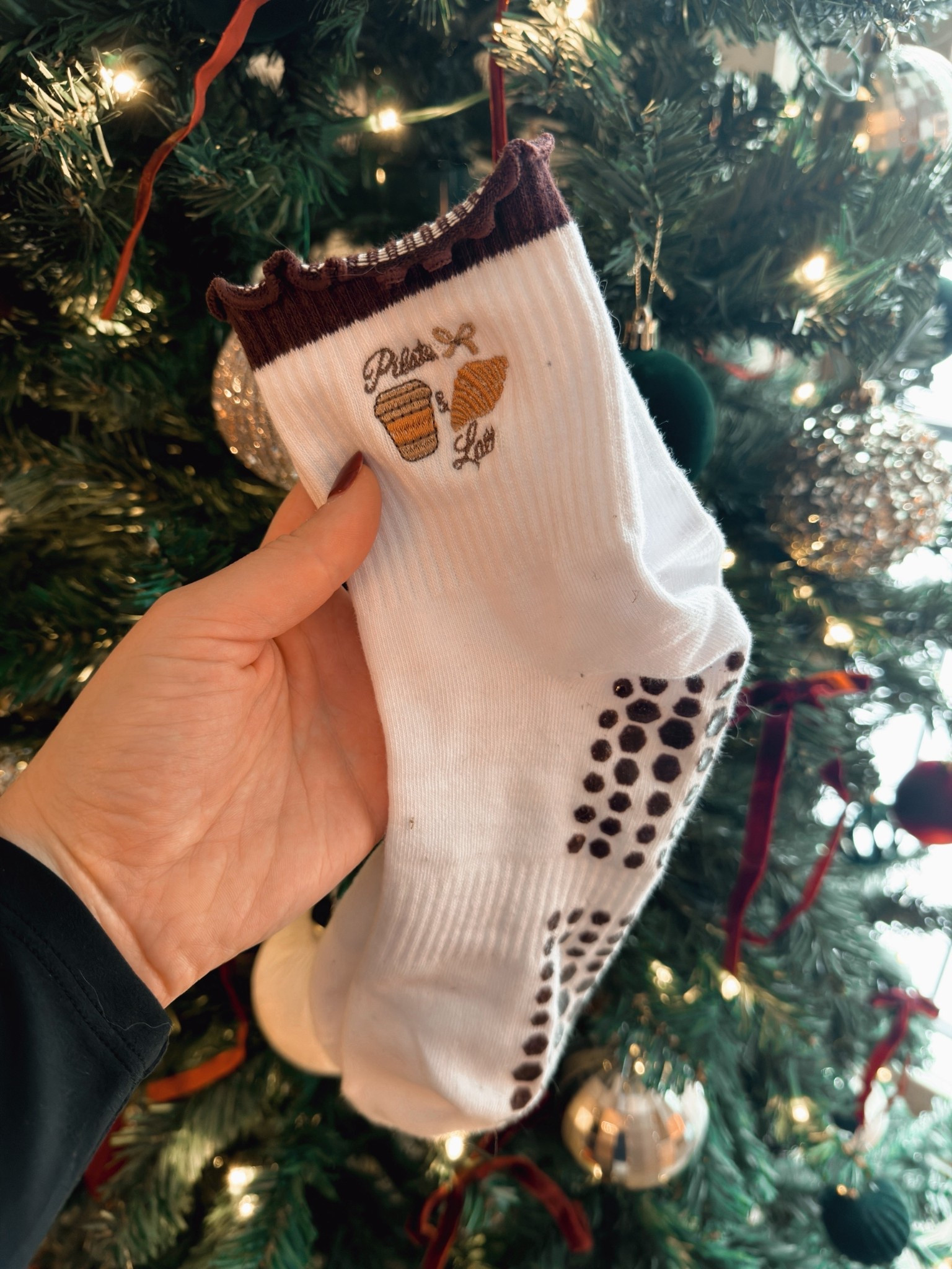 The perfect gift for Pilate lovers… Fun socks ☕️🎀

#LTKfitnessgoals #LTKGiftGuide #LTKActive