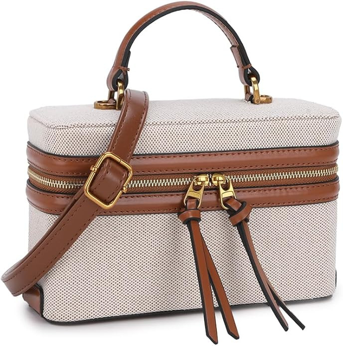 Classic Satchel Crossbody Purse for Women Chic Mini Box Purse, Women Crossbody Shoulder Bag | Amazon (US)