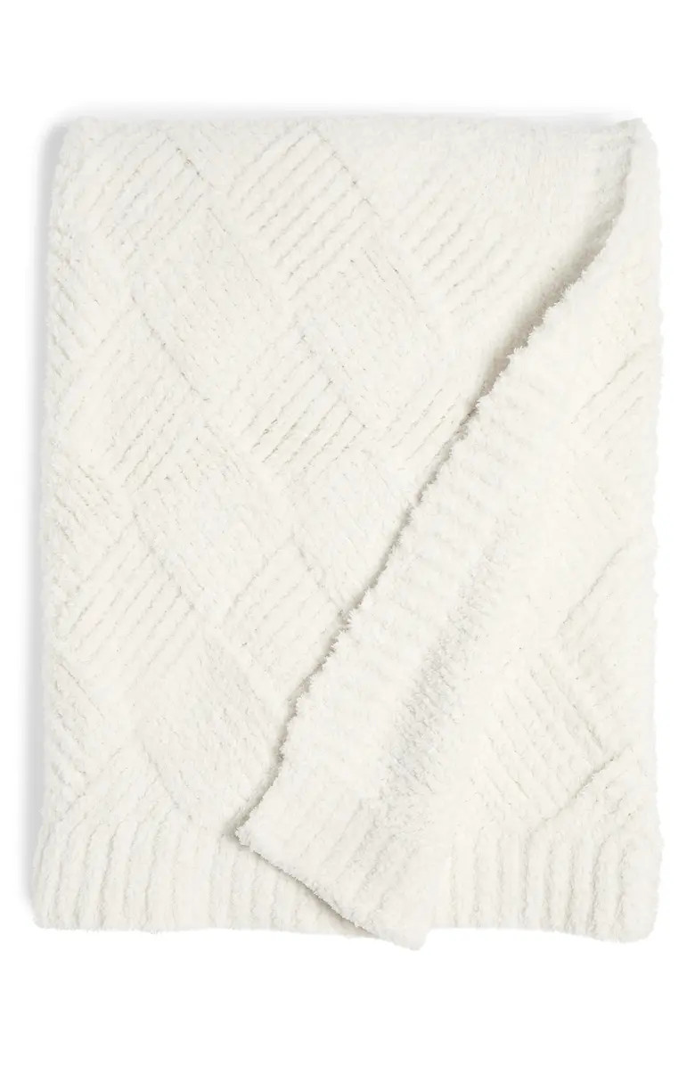 Barefoot Dreams® CozyChic™ Diamond Weave Blanket | Nordstrom | Nordstrom