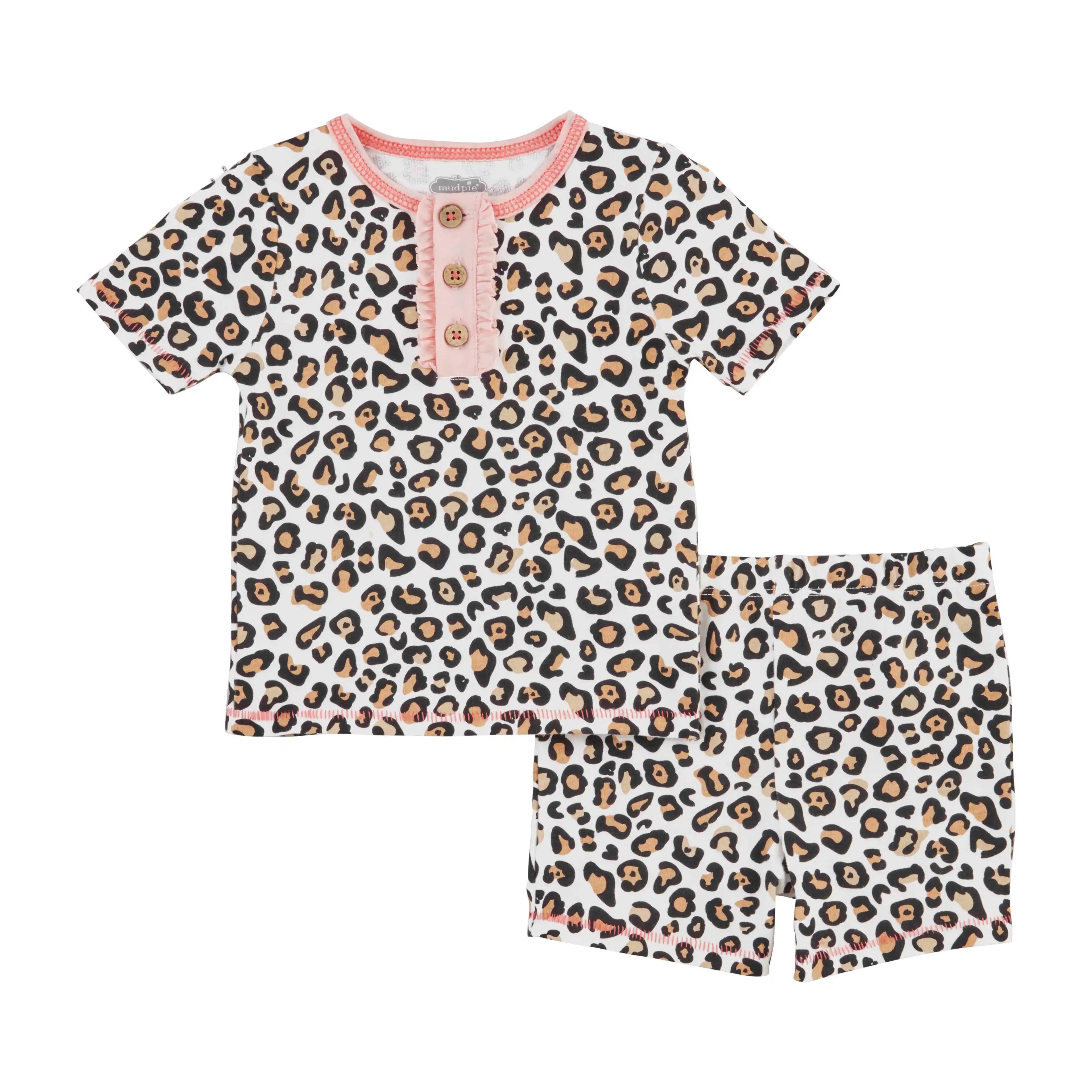 Leopard Toddler Pajama Set | Mud Pie (US)