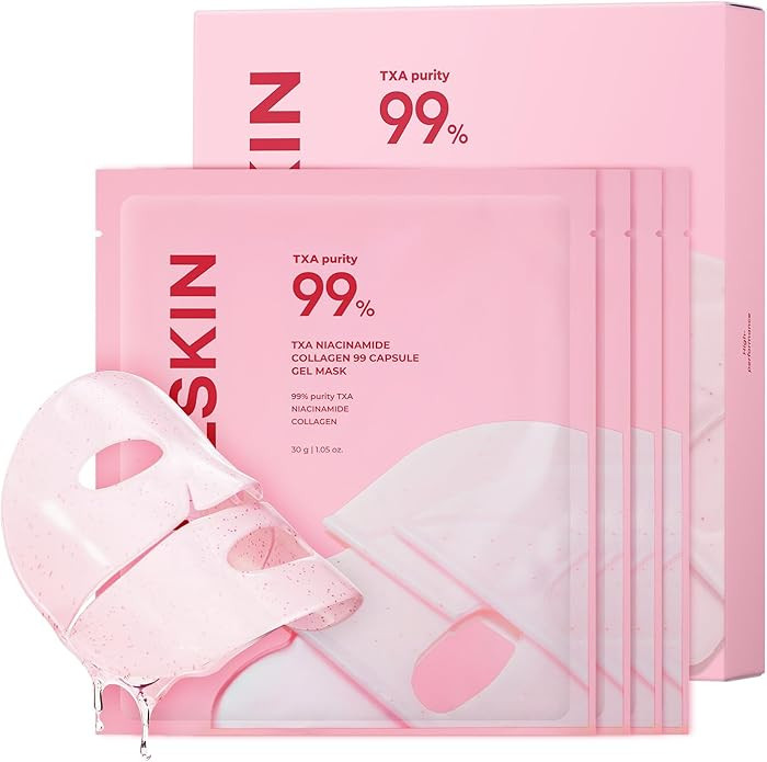 APRILSKIN TXA Pink Capsule Gel Mask | Mascarilla nocturna para piel brillante de cristal I 99% á... | Amazon (US)