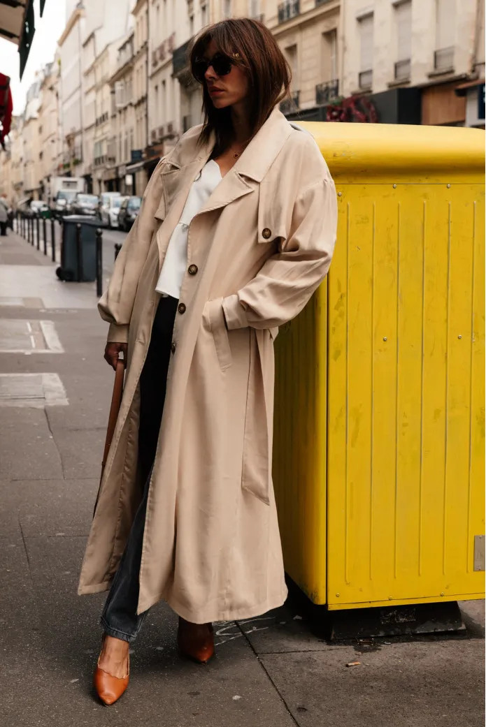 TRENCH BILLY CREAM | SAAJ Paris