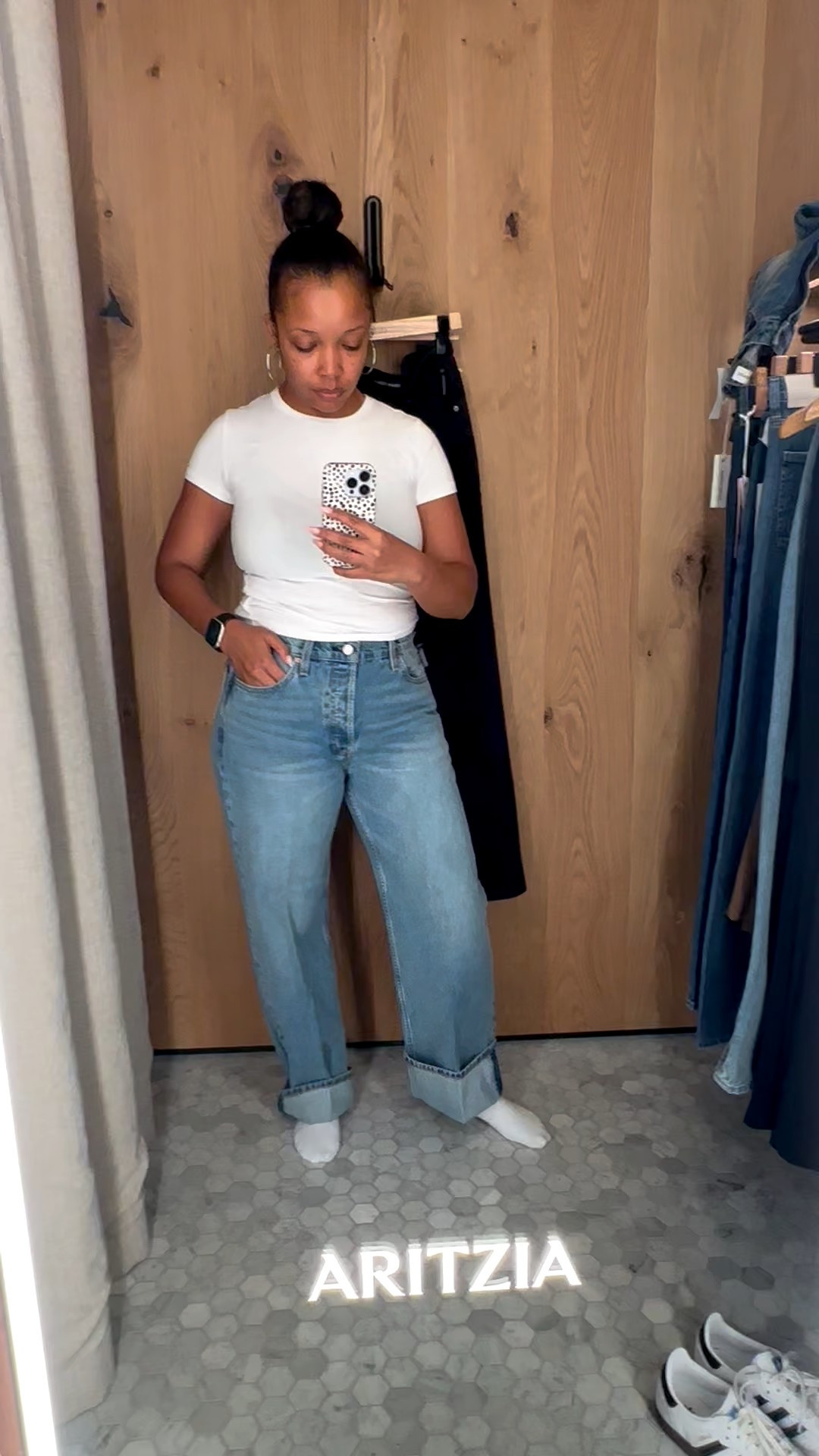 Love the cuff on theses jeans! 

#LTKOver40 #LTKStyleTip #LTKMidsize