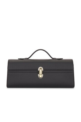 Savette Slim Symmetry Pochette Bag in Black | FWRD 