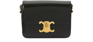 Teen Triomphe Bag in Shiny Calfskin - CELINE | 24S (APAC/EU)