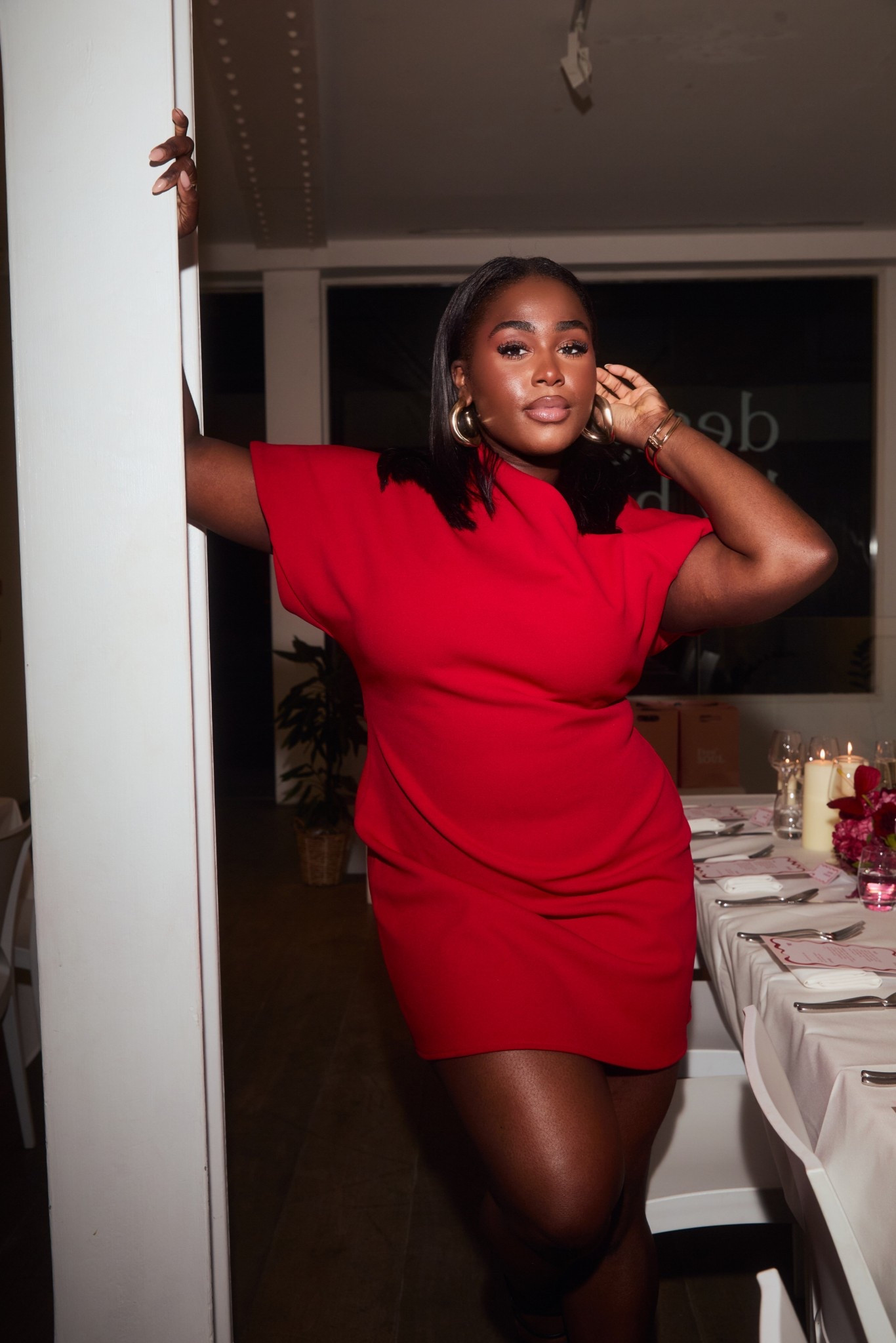 The most affordable red dress of dream 😍🥰😮‍💨🌶️ #asos #midsize #reddress #party #dinner 

#LTKpartywear #LTKuk #LTKmidsize