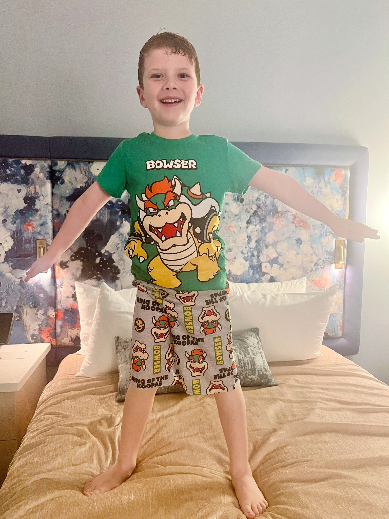 We just took our trip to Universal Orlando and these Nintendo Pajamas were perfect for my boys birthday celebration. Epic Universe Outfit. 

Epic Universe outfit into. Mario Pajamas. Kids pajamas for Super Nintendo. Boy pajamas. Mario outfit. Walmart finds. Bowser boy outfit.

#LTKFamily #LTKTravel #LTKKids