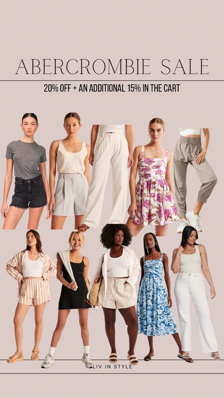 Abercrombie sale! Summer dresses, white dresses, Jean shorts, activewear 

#LTKSeasonal #LTKFind #LTKsalealert
