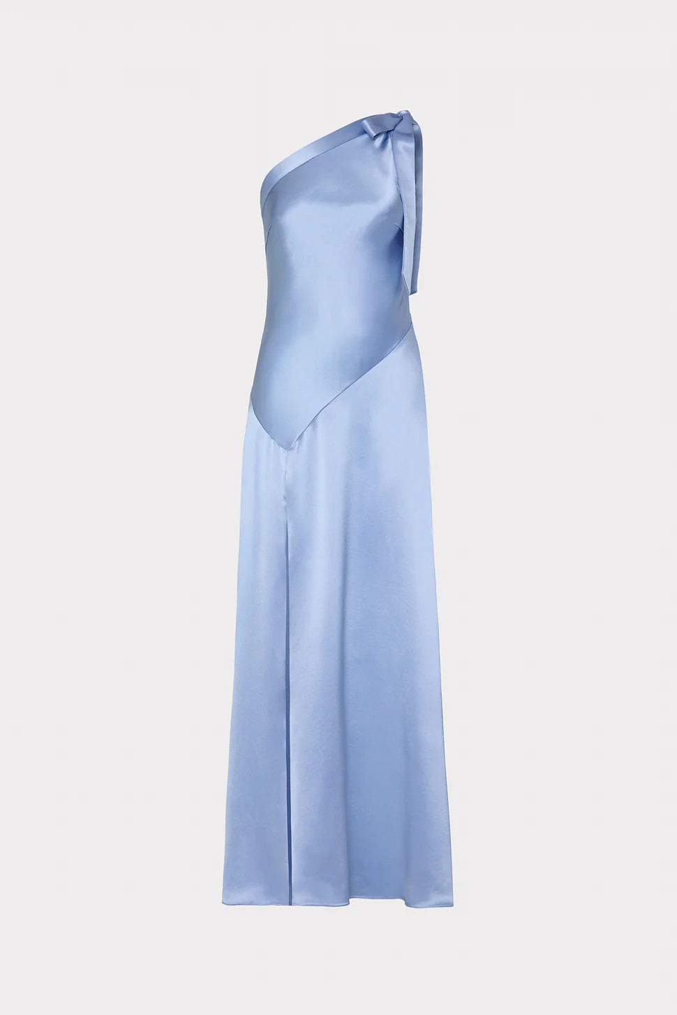 Eleni Hammered Satin Gown | MILLY