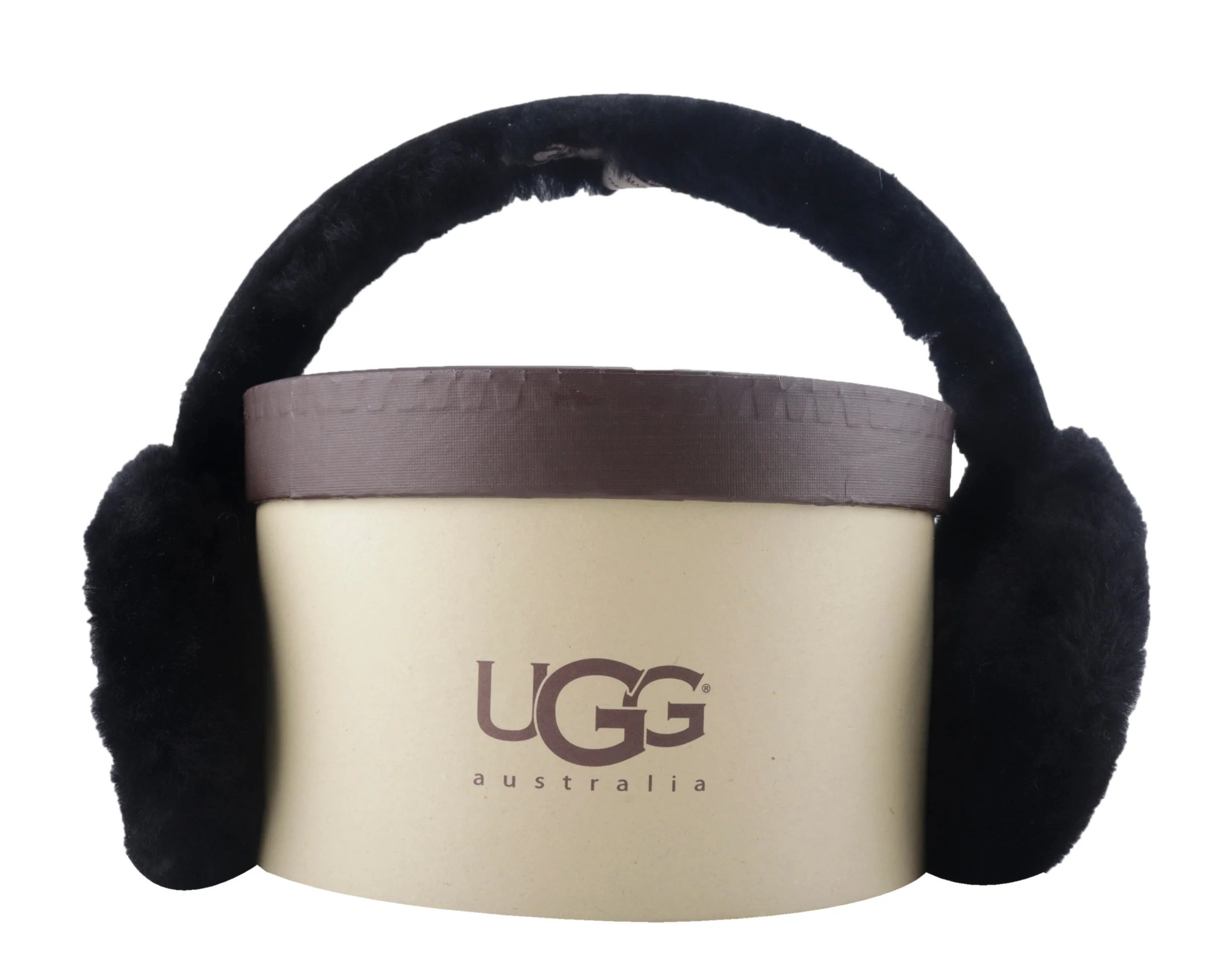 UGG Australia Sequin Sheepskin Black Earmuff 66251-BLK | Shop Simon