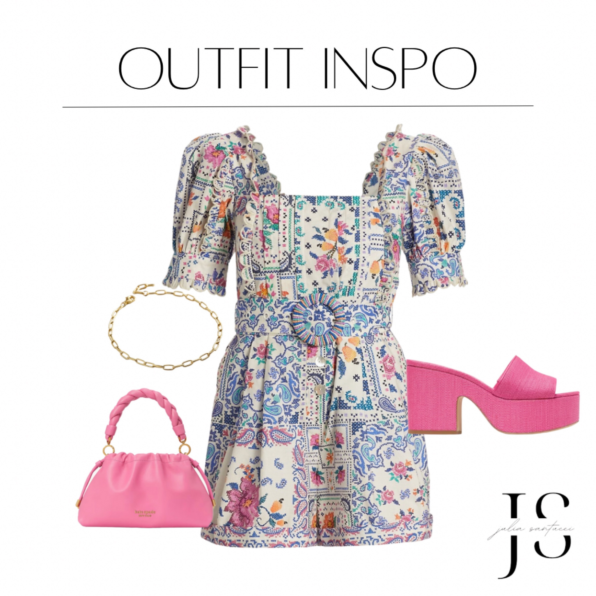 Shoes and bag 30% off right now!

Spring outfit, summer outfit, Barbie outfit, eras tour outfit, wedding guest outfit, block heel, pink purse, romper, vacation outfit, travel outfit 

#LTKsalealert #LTKwedding #LTKshoecrush