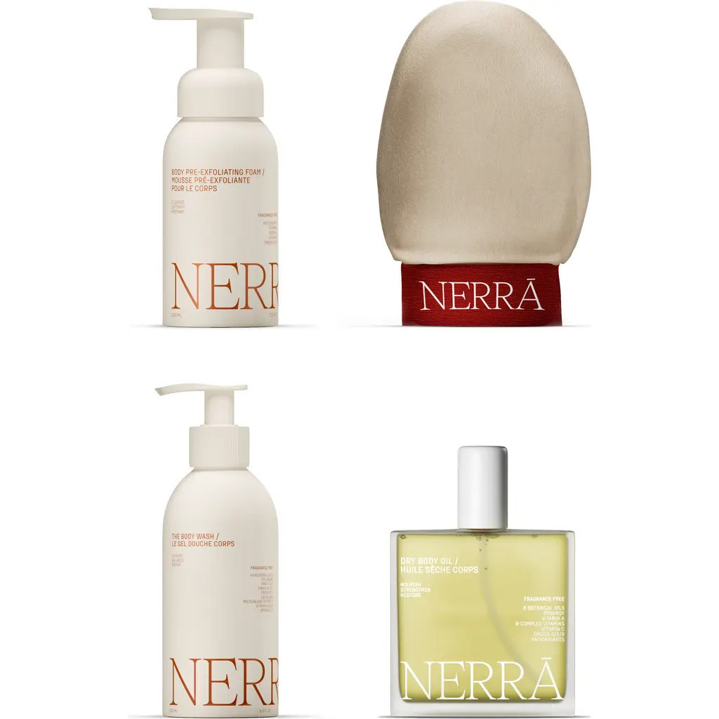 NERRĀ The Bathhouse Ritual Set- Fragrance-Free (Nordstrom Exclusive) $162 Value at Nordstrom, Size 20 Oz | Nordstrom
