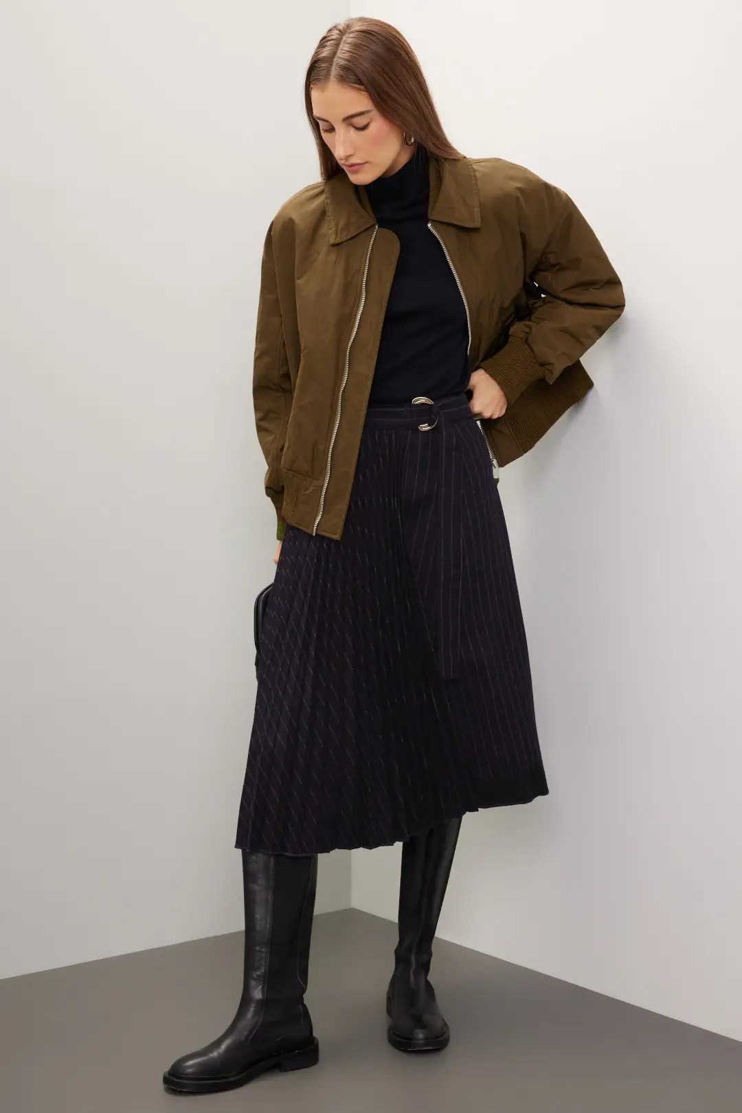 Flannel Pleated Skirt | Rent the Runway