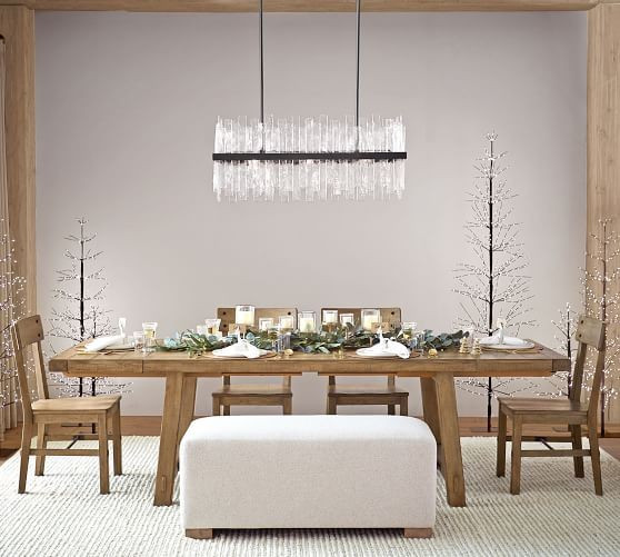 Draper Brass Pillar Candle Centerpiece | Pottery Barn (US)