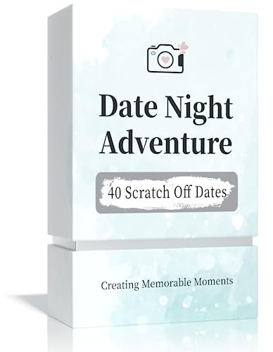 40 Fun Date Night Scratch Off Card Game Ideas, Couples Gifts for Bridal Shower, Wedding Anniversaries, Engagement, Romantic Gifts for Couple, Him, Her, Men, Boyfriend, Girlfriend, Bride, Husband, Wife | Amazon (US)