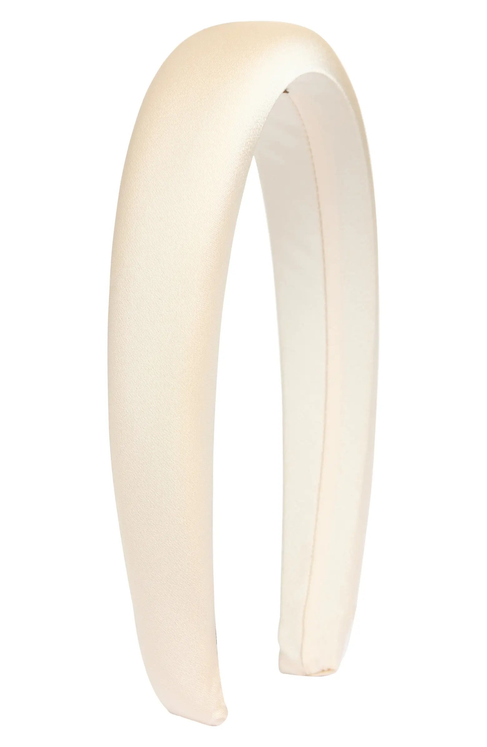Padded Satin Headband | Nordstrom