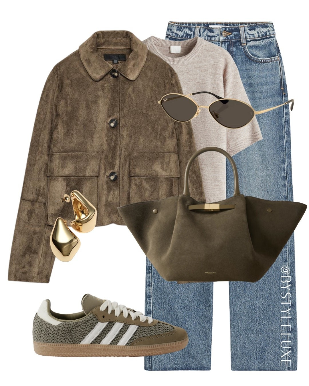 ADIDAS SAMBA - styling these new in khaki crochet Sambas with a suede jacket for an on trend autumn outfit 

#jeans #suedejacket #autumnoutfit 

#LTKjeans #LTKautumn #LTKshoes