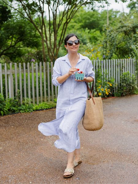 The @frankandeileen Rory Shirtdress is the perfect summer linen dress with an oversized fit to make it extra relaxed + easy. Hitting just the right balance between playful and sophisticated, I can button it up or unbutton and show more of a bikini top or leg at the bottom. Xo, Linzi. #frankandeileenpartner #wearloverepeat @shop.ltk #liketkit

#LTKstyletip #LTKFind #LTKSeasonal