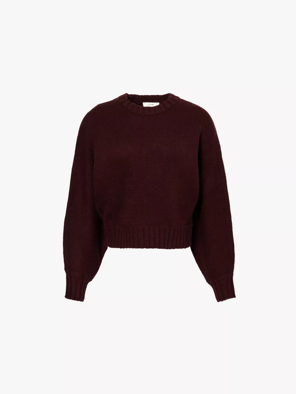 Dolman ribbed-trim wool-cashmere blend jumper | Selfridges