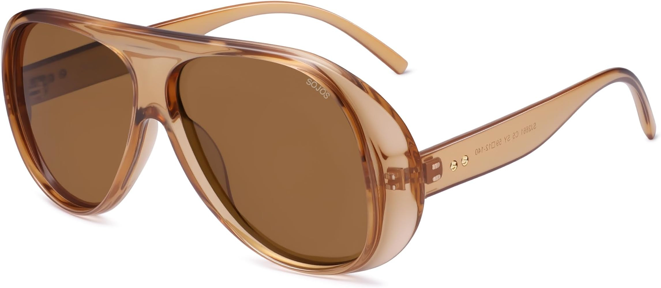 SOJOS Retro Polarized Oversized 90s Aviator Sunglasses Womens Men Trendy Vintage Square Shades SJ... | Amazon (US)