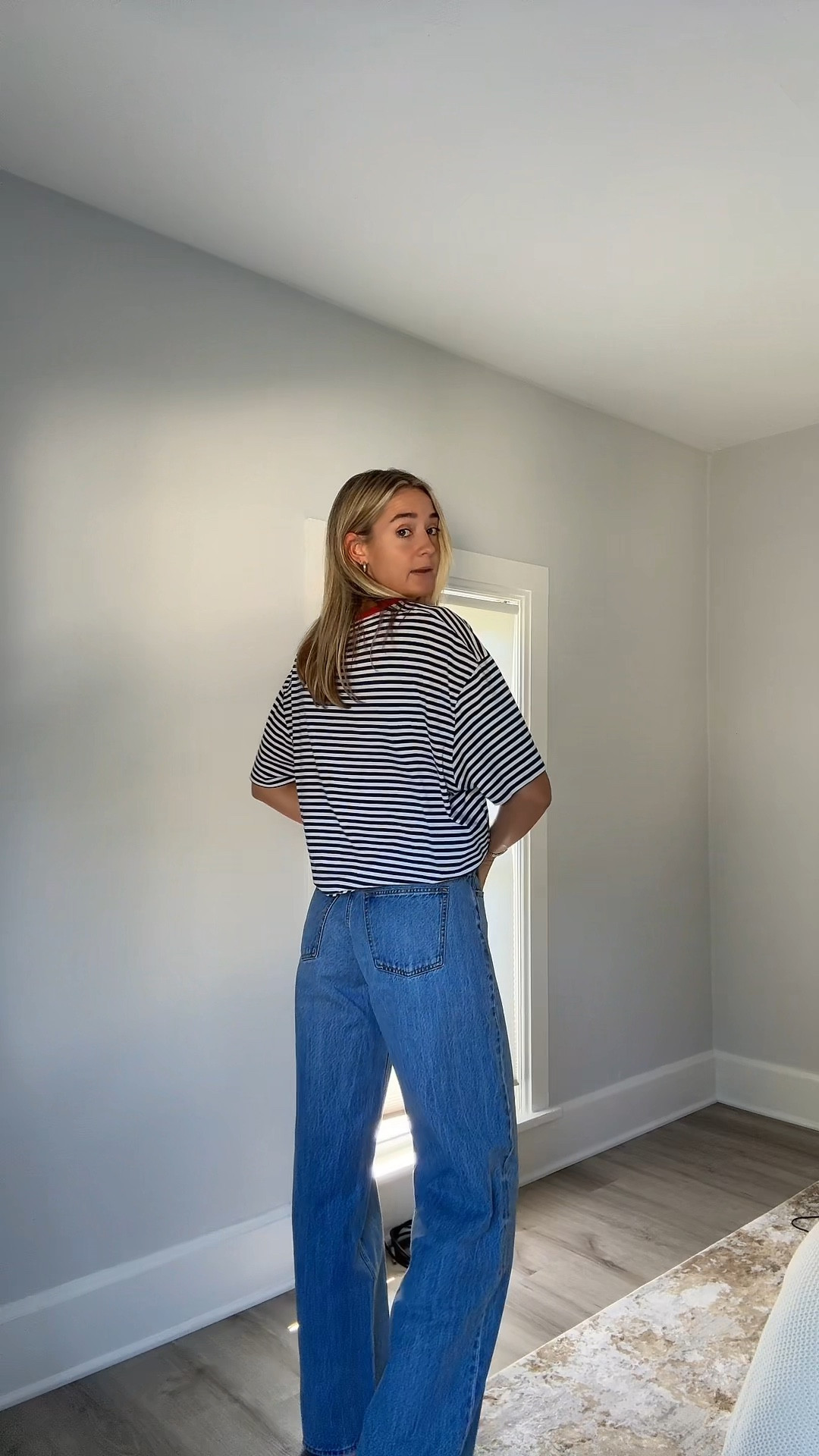 I’m 5’11 for reference, all legs. These jeans so too good.

(Linking similar shirt- it’s a really old Ralph Lauren shirt)

#LTKStyleTip