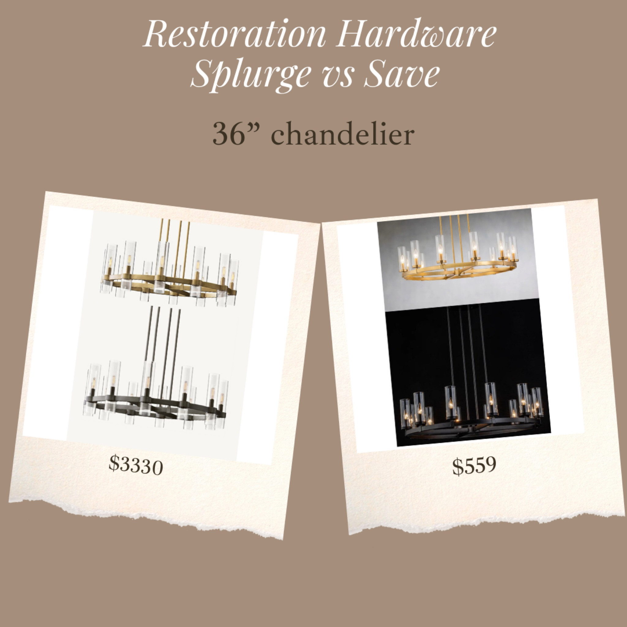 Such amazing RH inspired chandeliers!! This style has such a luxurious feel with all of the details 😍

#LTKhome #LTKsalealert