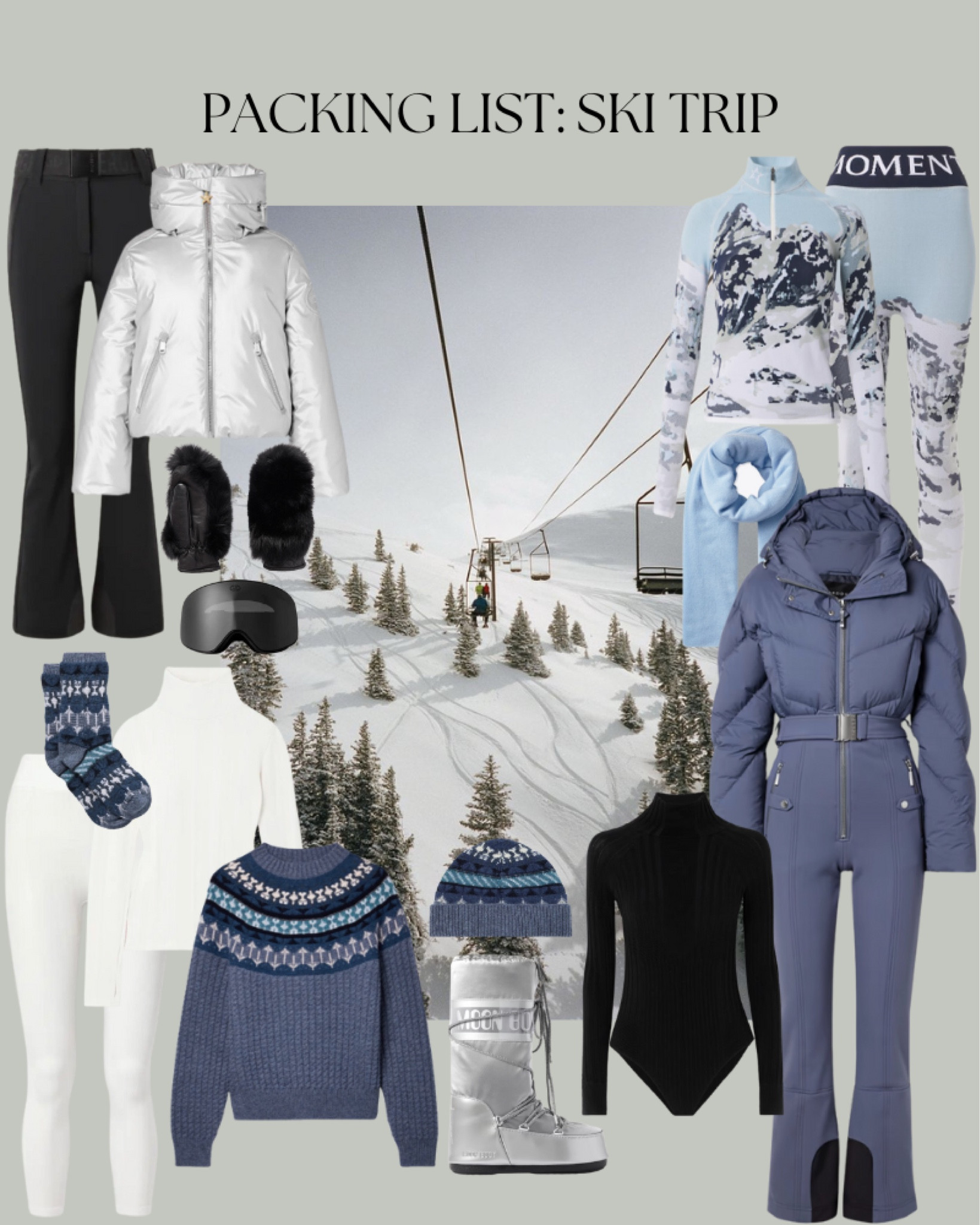 Packing list: ski trip 🎿⛷️❄️ #ski #snowboard #skitrip #packinglist #travel

#LTKActive #LTKShoeCrush #LTKTravel