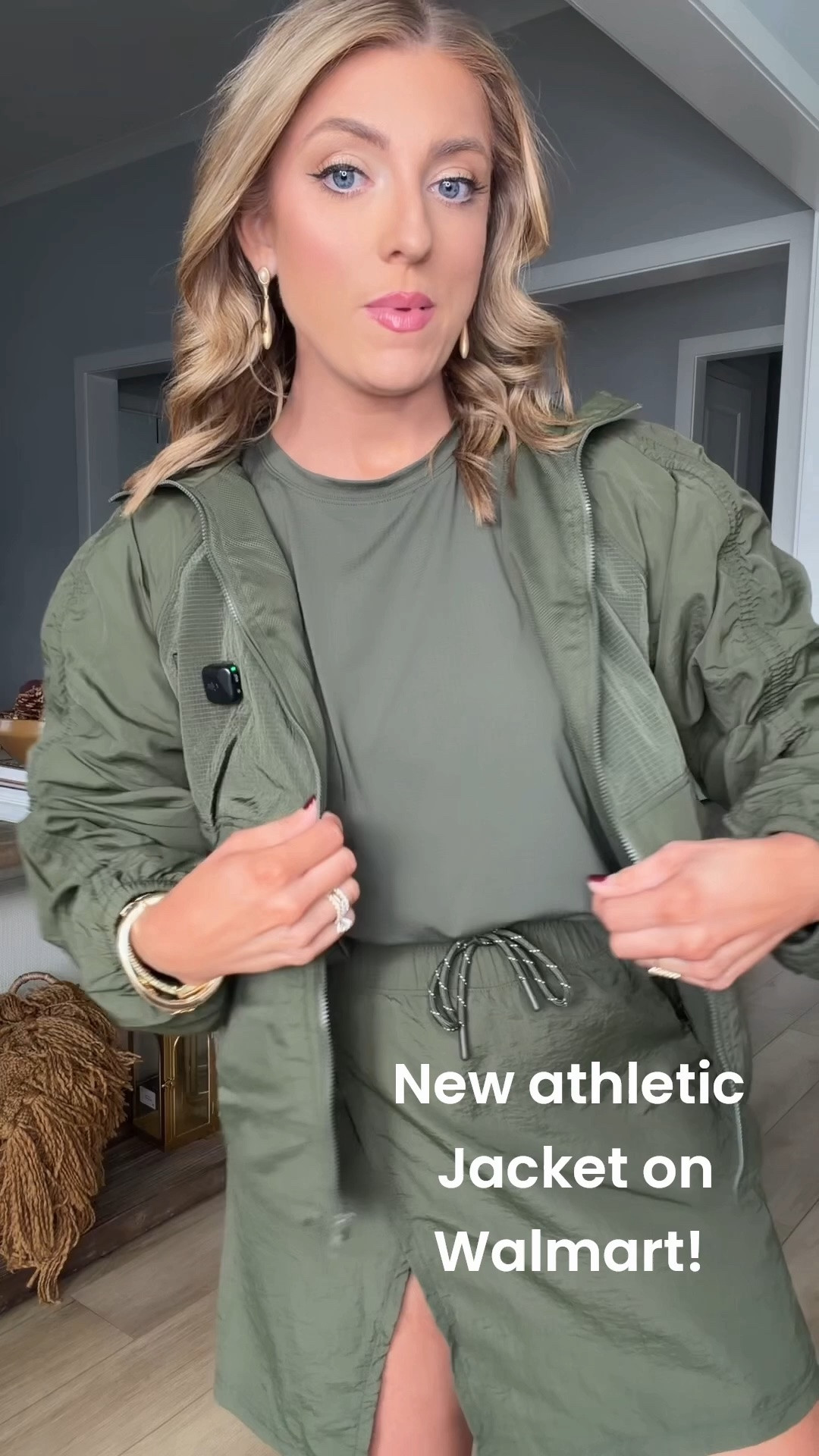 Another Walmart new arrival that looks WAY more expensive! 💚 This olive green outfit is such a cute way to wear fall colors while it’s still warm outside. I love the coordinating skirt and top paired with this lightweight Walmart jacket—it gives the whole look the cutest sporty, elevated feel while still being so easy to wear. Add sneakers and gold jewelry and you have the perfect casual fall outfit for errands, lunch, travel, or a busy day on the go! Walmart fashion continues to impress me with these new arrivals! 🙌🏼

#WalmartFashion #WalmartFinds #WalmartNewArrivals #WalmartStyle #WalmartOutfits #FallFashion #FallOutfitIdeas #AffordableFashion #OliveGreen #CasualFallOutfit #SportyStyle #MomStyle #EverydayOutfits #AffordableStyle #FashionFinds

#LTKootd #LTKPetite #LTKActive
