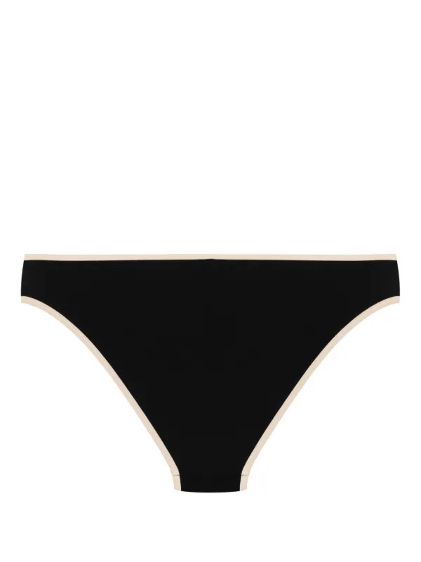 TOTEME striped-edge Bikini Bottoms - Farfetch | Farfetch Global